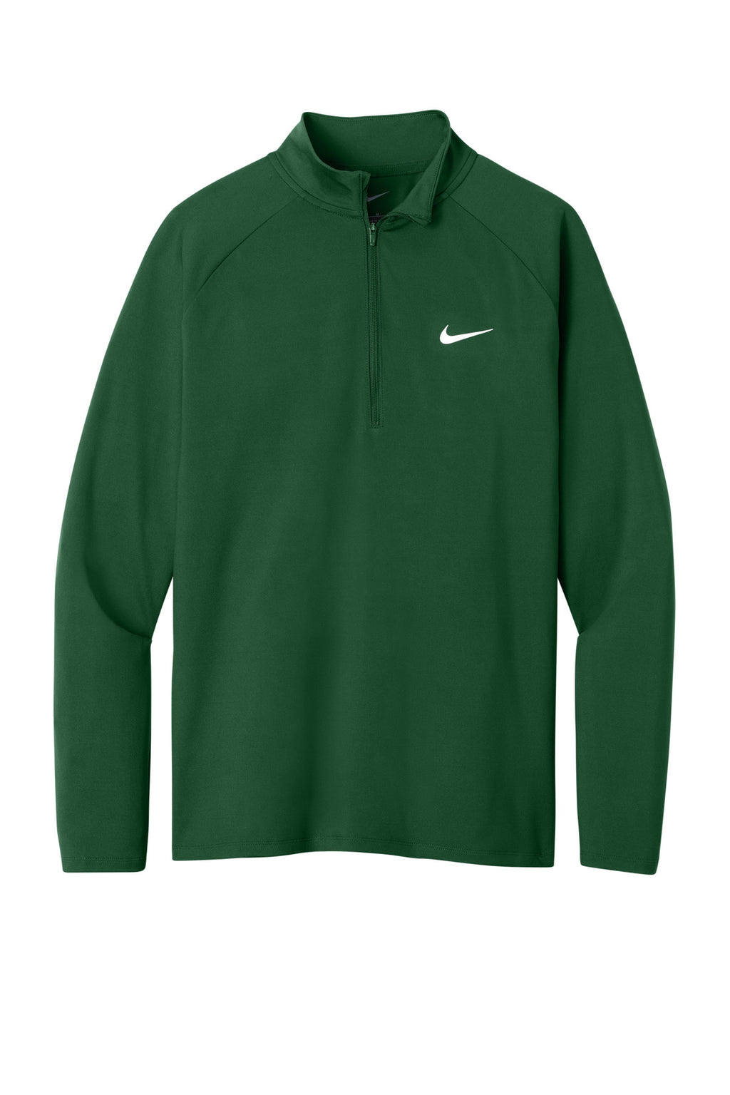 Nike Dri-FIT Stride 1/2-Zip – Dark Green – flat front