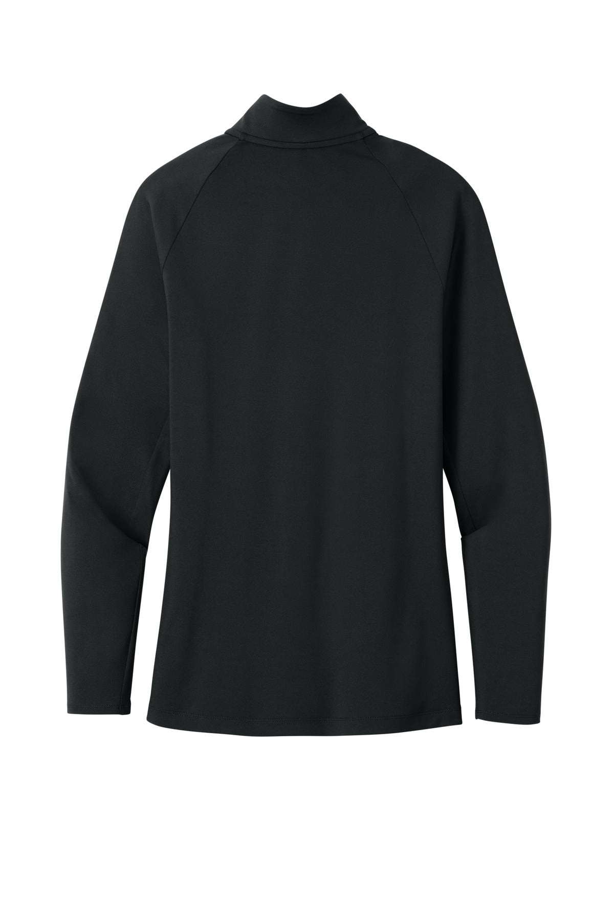 Nike Women's Dri-FIT Stride 1/2-Zip – Black – flat back