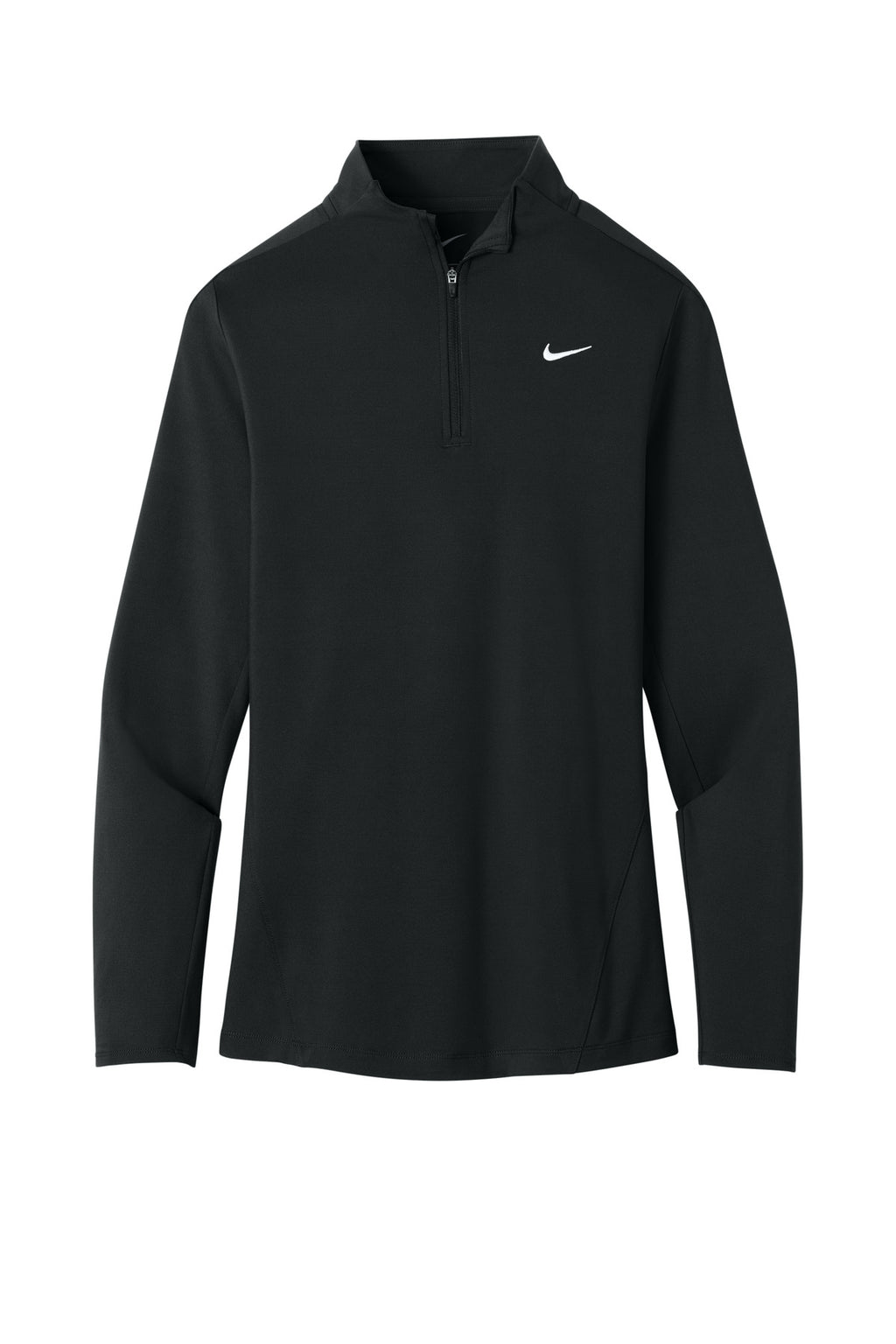 Nike Women's Dri-FIT Stride 1/2-Zip – Black – flat front