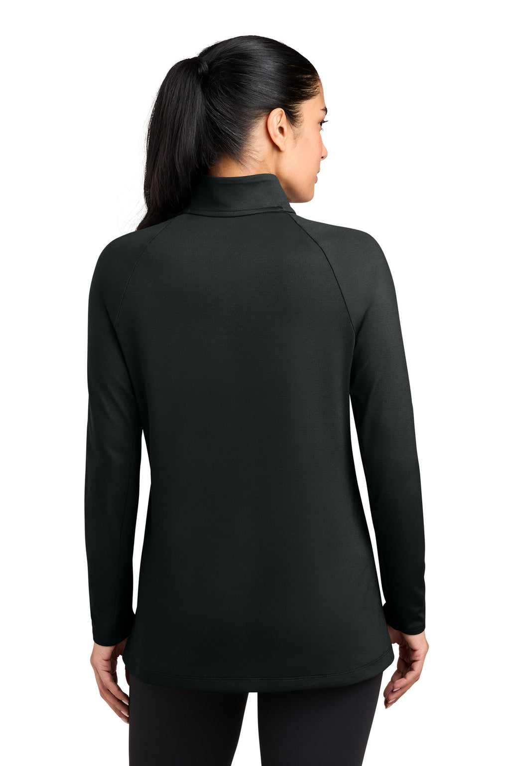 Nike Women's Dri-FIT Stride 1/2-Zip – Black – back