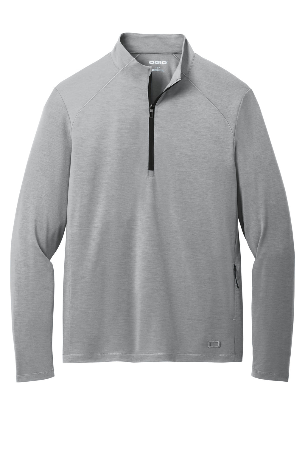 OGIO Motion 1/4-Zip – Greystone – flat front
