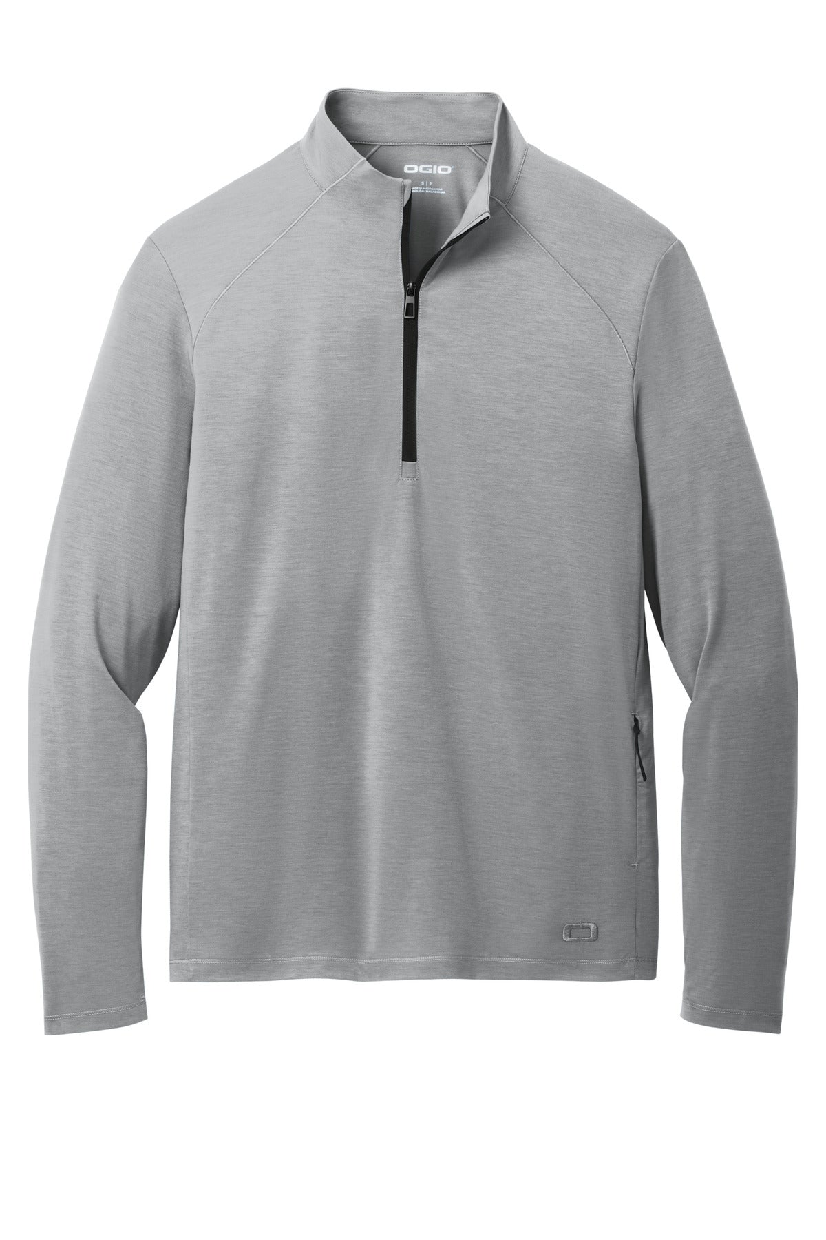 OGIO Motion 1/4-Zip – Greystone – flat front