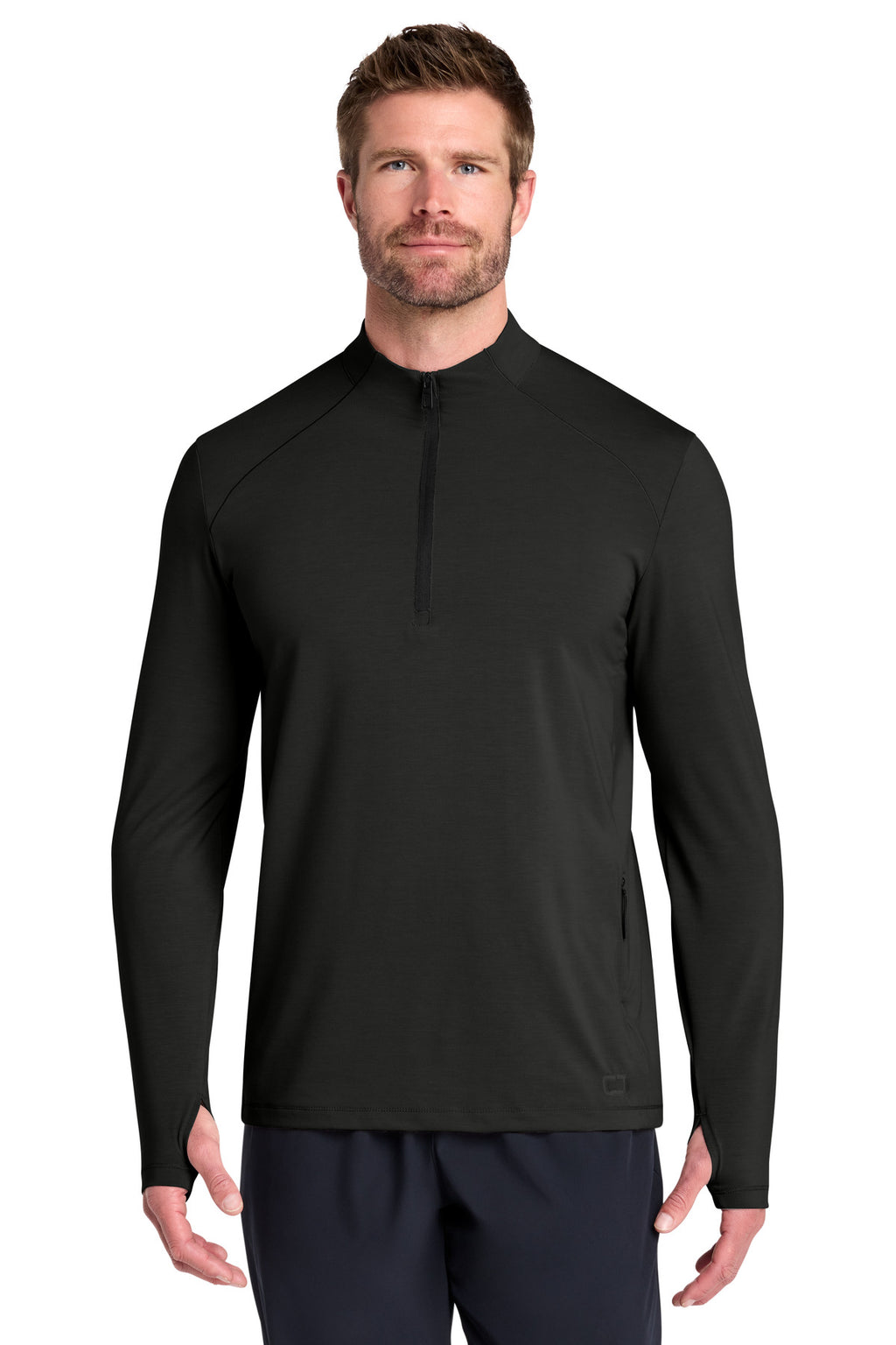 OGIO Motion 1/4-Zip – Blacktop