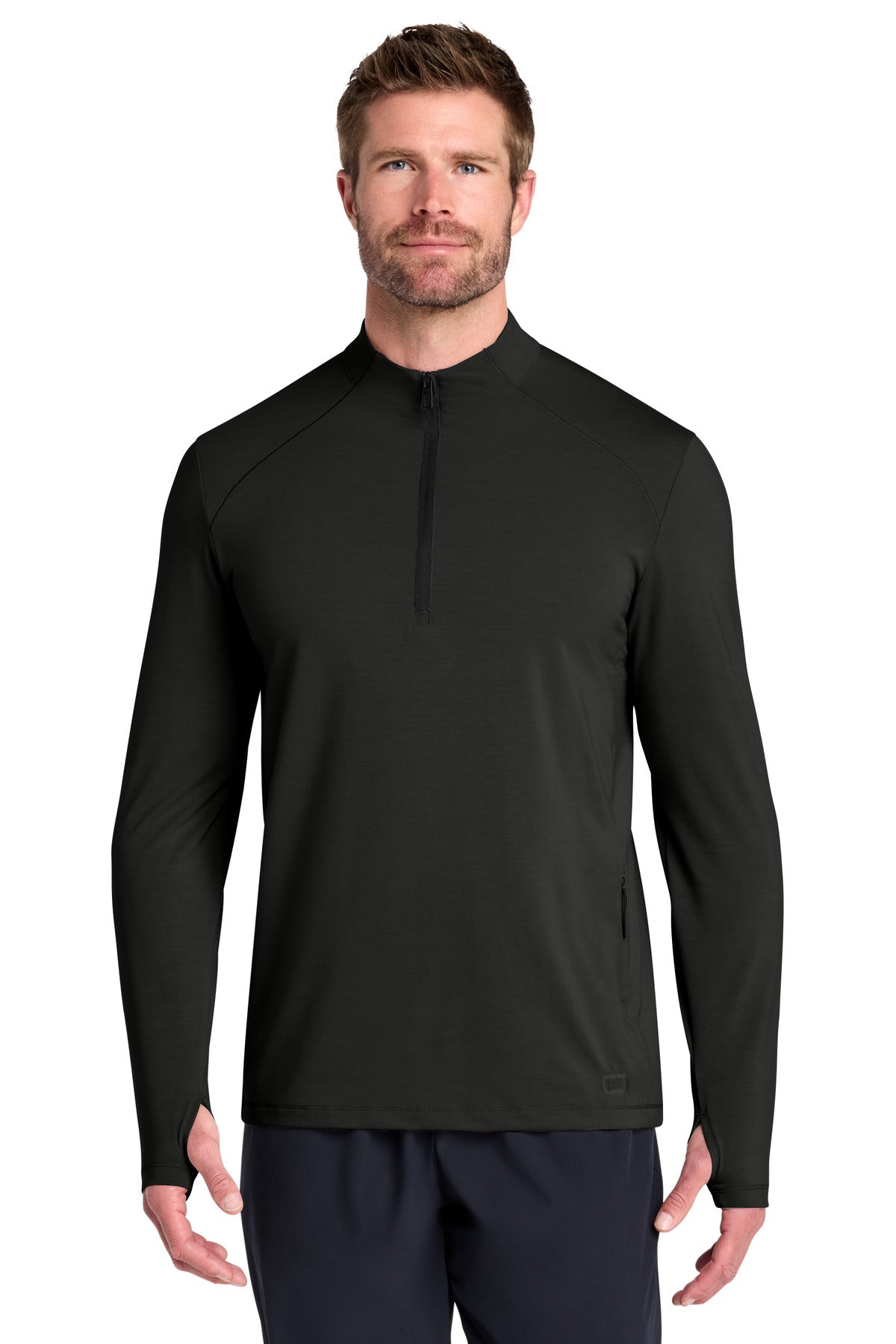 OGIO Motion 1/4-Zip – Blacktop