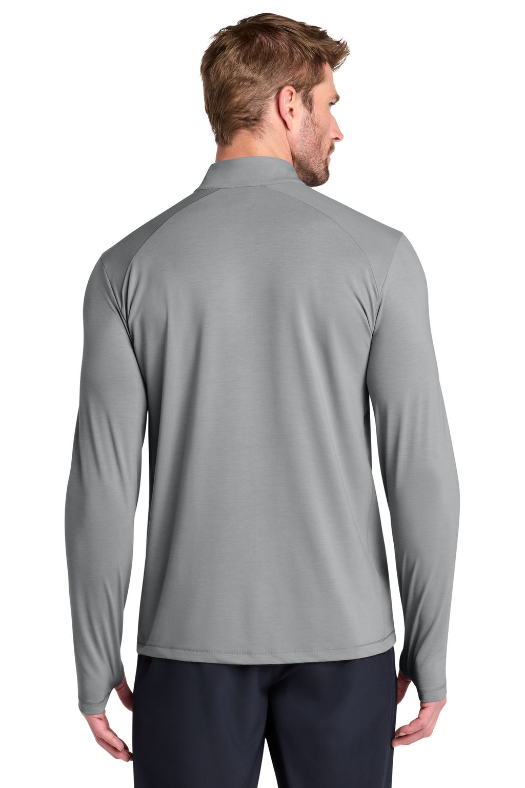 OGIO Motion 1/4-Zip – Greystone – back