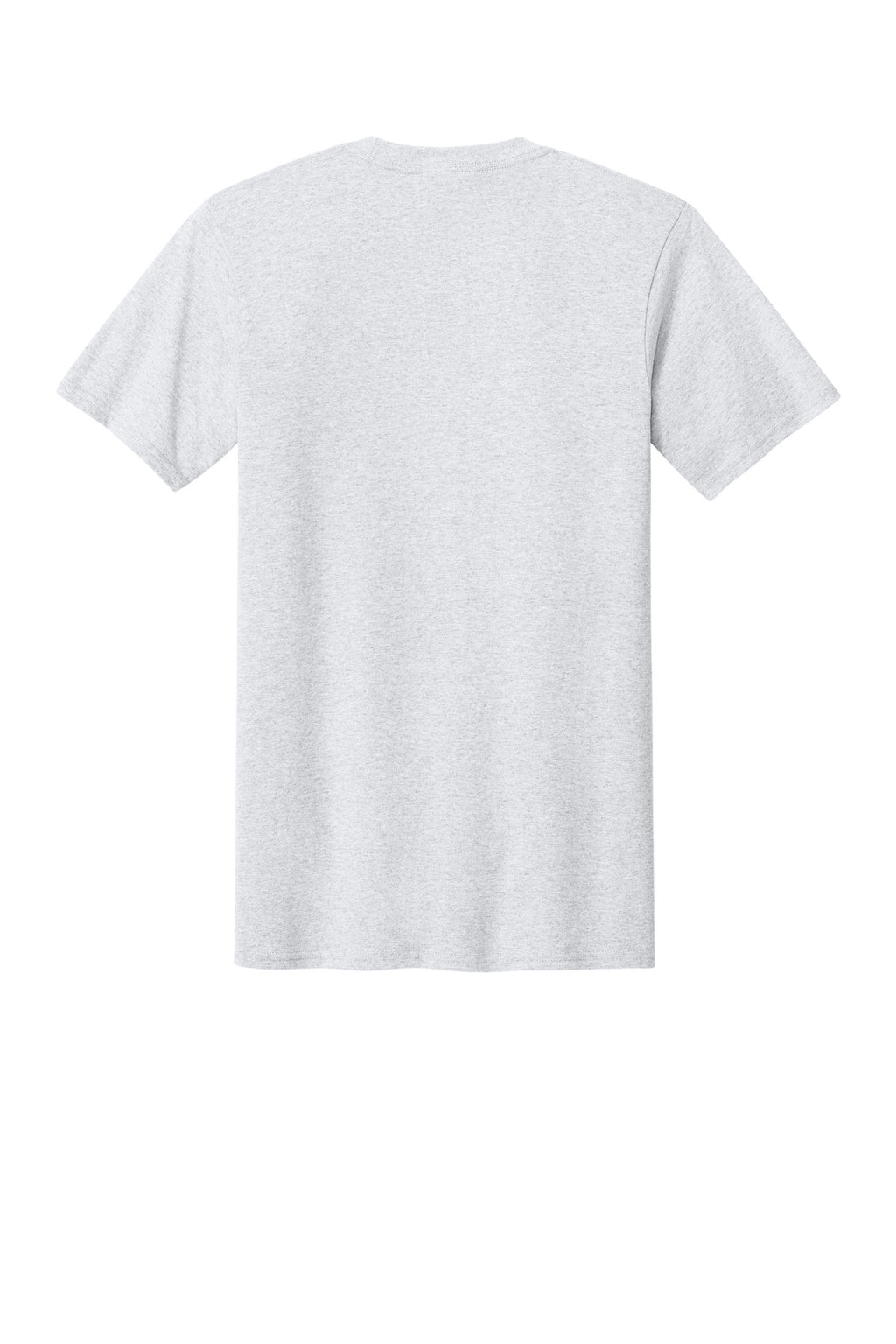 Port & Company Core Cotton Pocket Tee – Ash – flat back