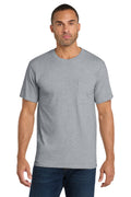 Port & Company Core Cotton Pocket Tee – Athletic Heather