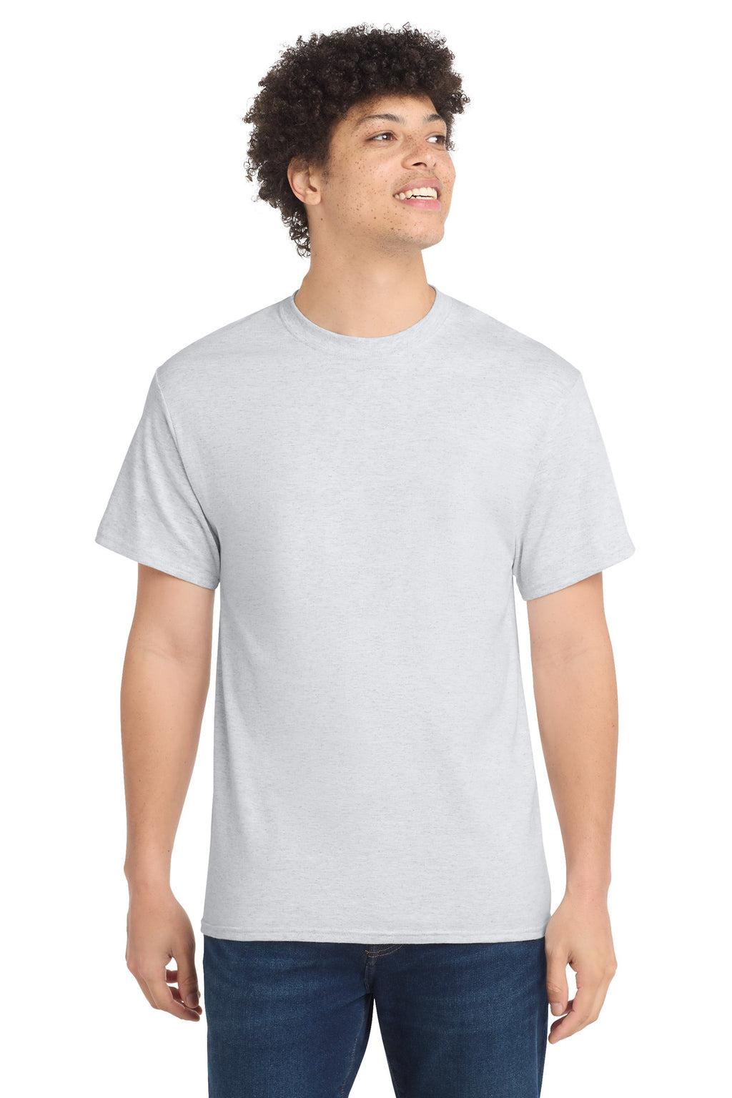 Port & Company Core Cotton Tee – Ash
