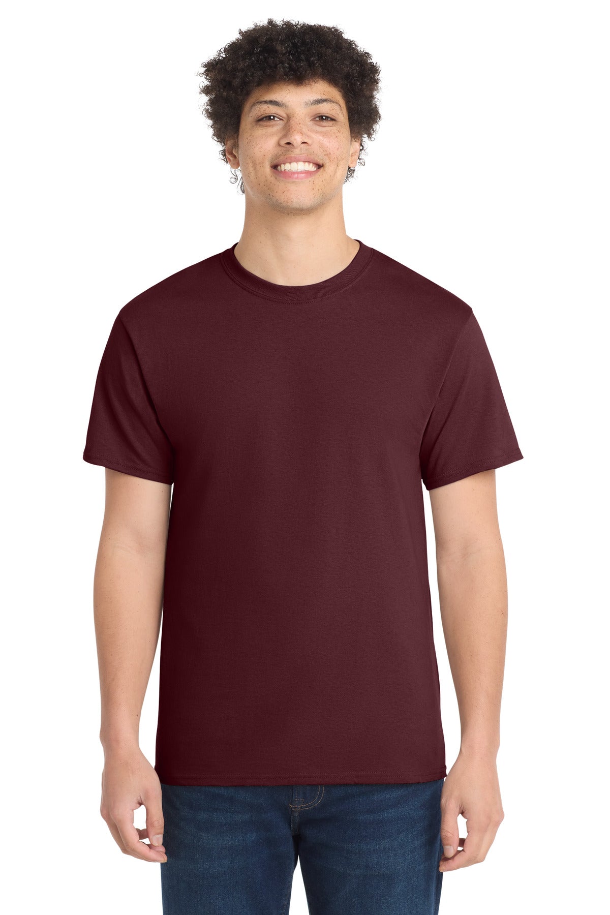 Port & Company Core Cotton Tee – Athletic Maroon