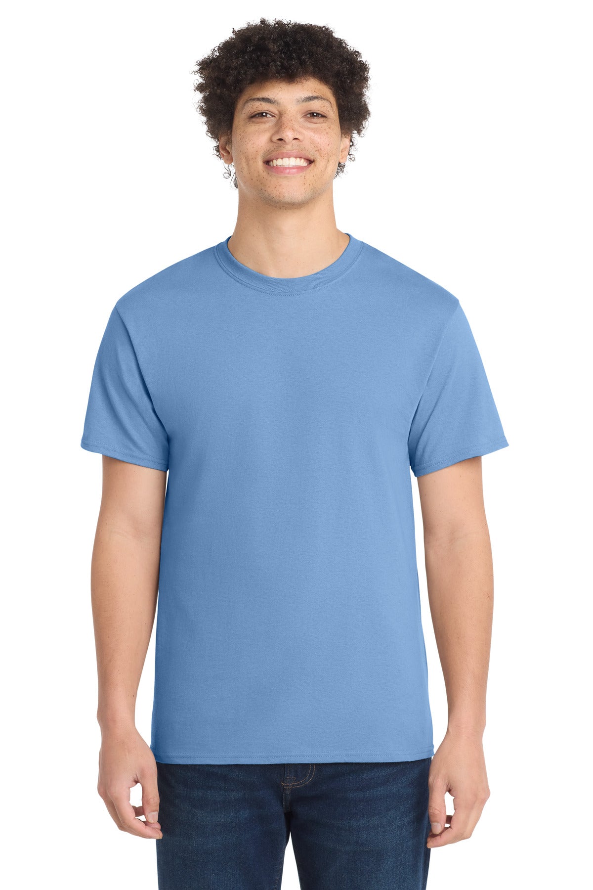Port & Company Core Cotton Tee – Carolina Blue