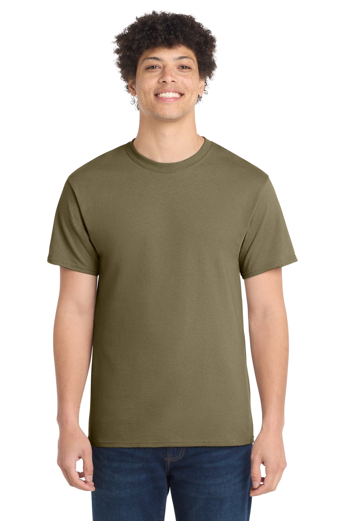 Port & Company Core Cotton Tee – Coyote Brown