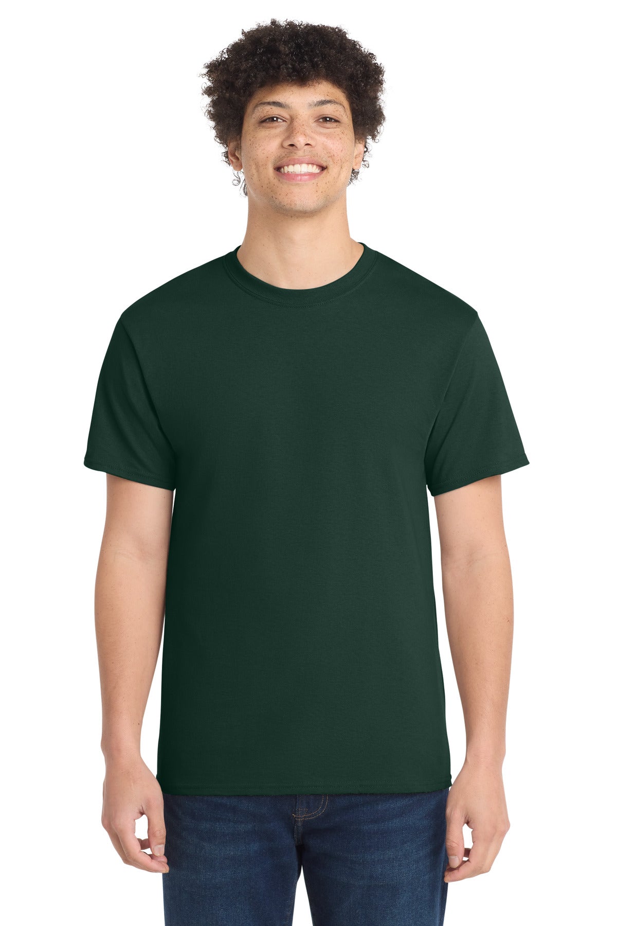 Port & Company Core Cotton Tee – Dark Green