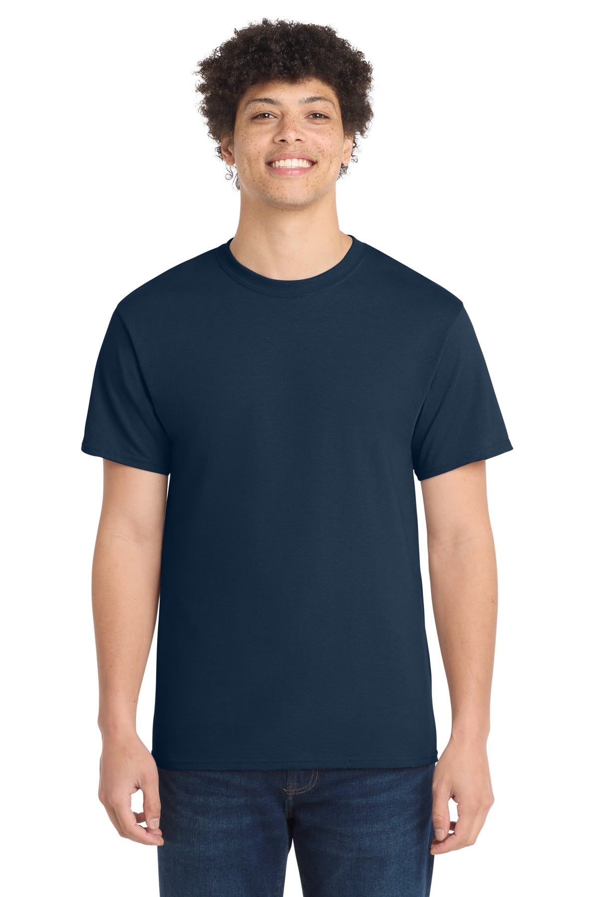 Port & Company Core Cotton Tee – Navy