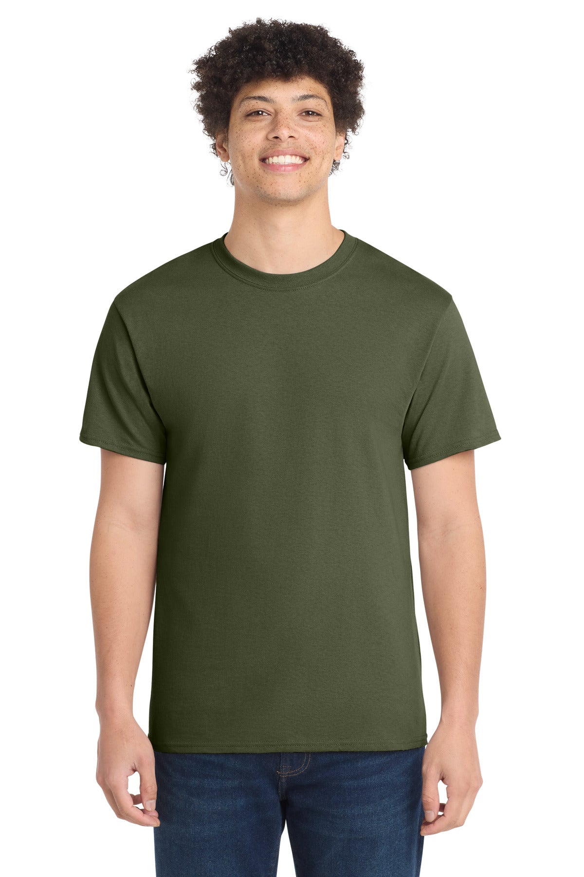 Port & Company Core Cotton Tee – Olive Drab Green