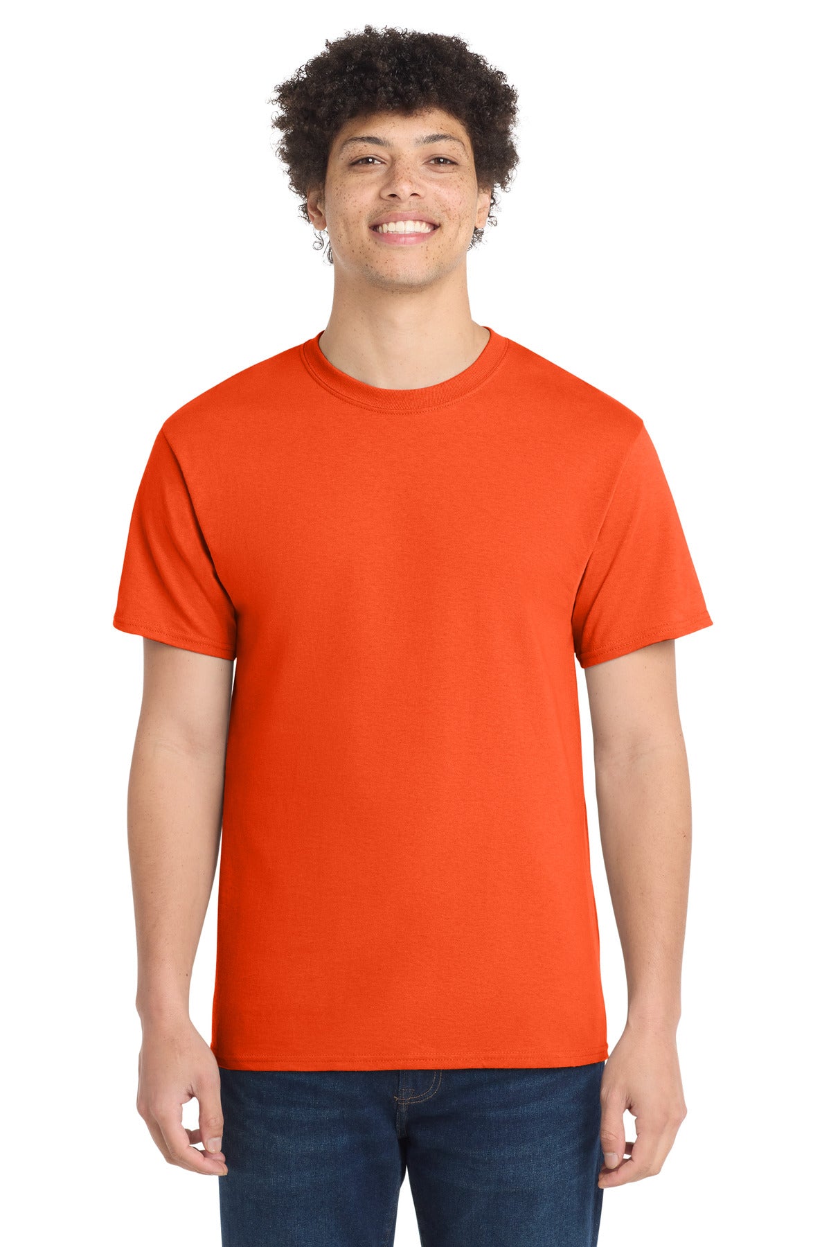 Port & Company Core Cotton Tee – Orange