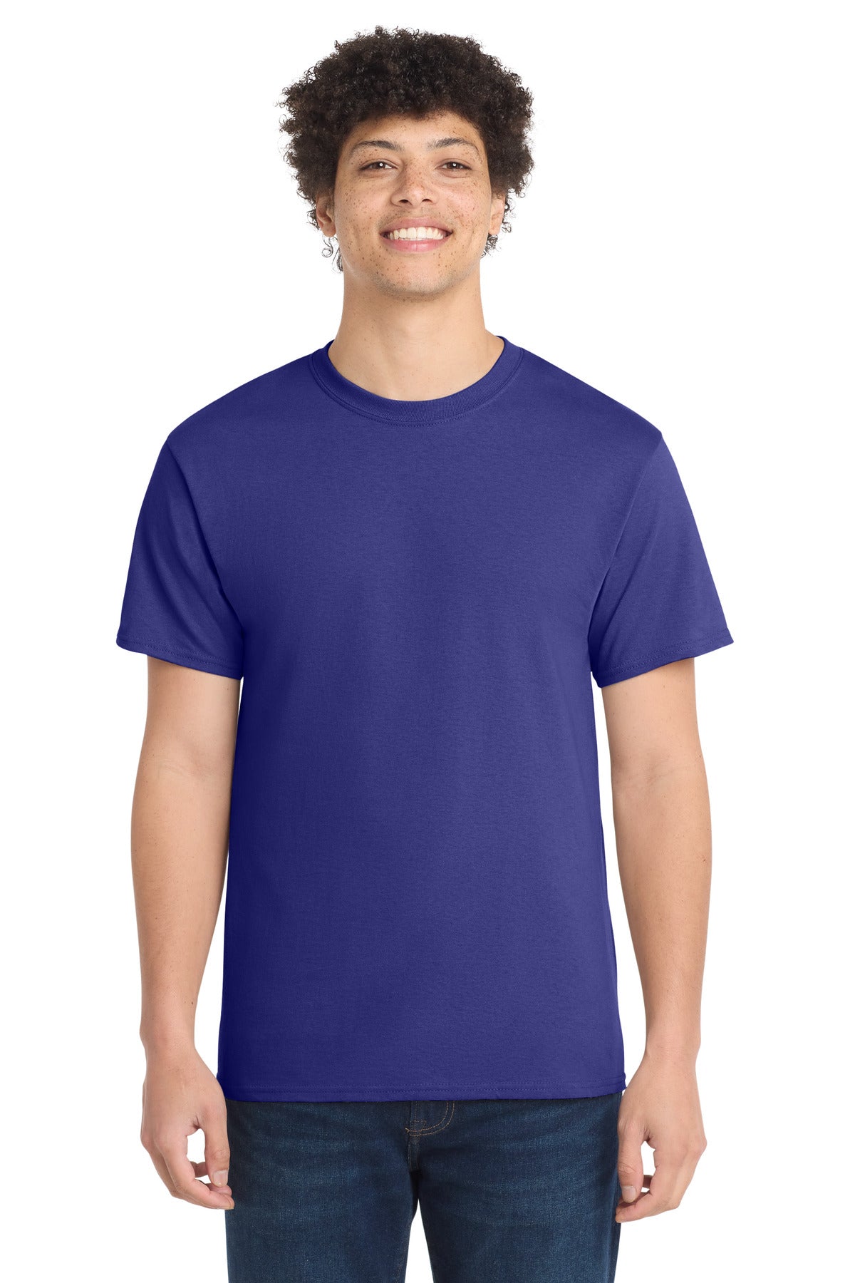 Port & Company Core Cotton Tee – Purple