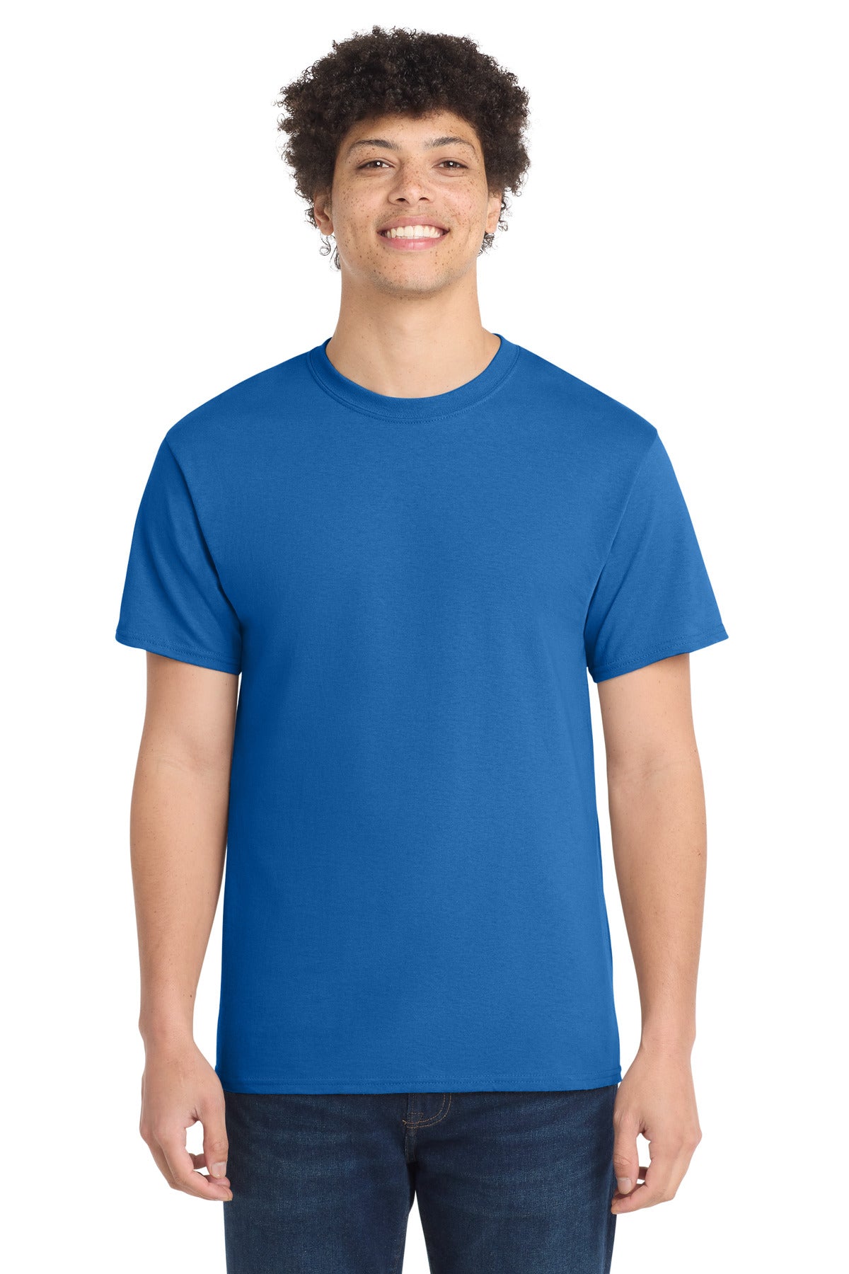 Port & Company Core Cotton Tee – Royal
