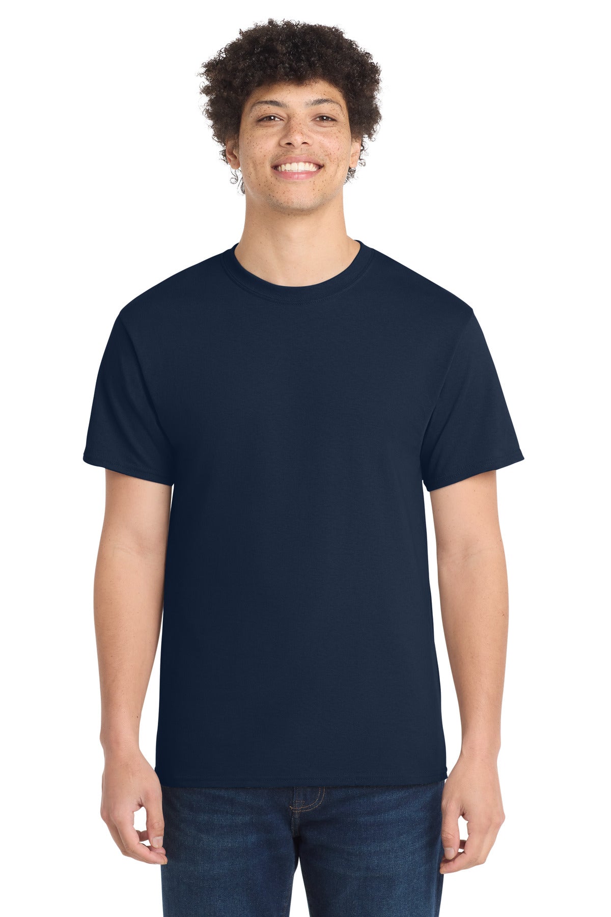 Port & Company Core Cotton Tee – True Navy