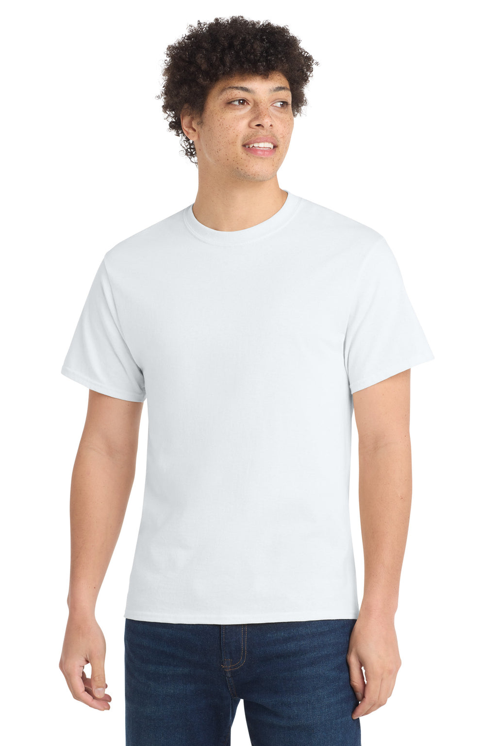 Port & Company Core Cotton Tee – White