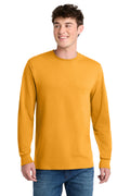 Port & Company Long Sleeve Core Blend Tee – Gold
