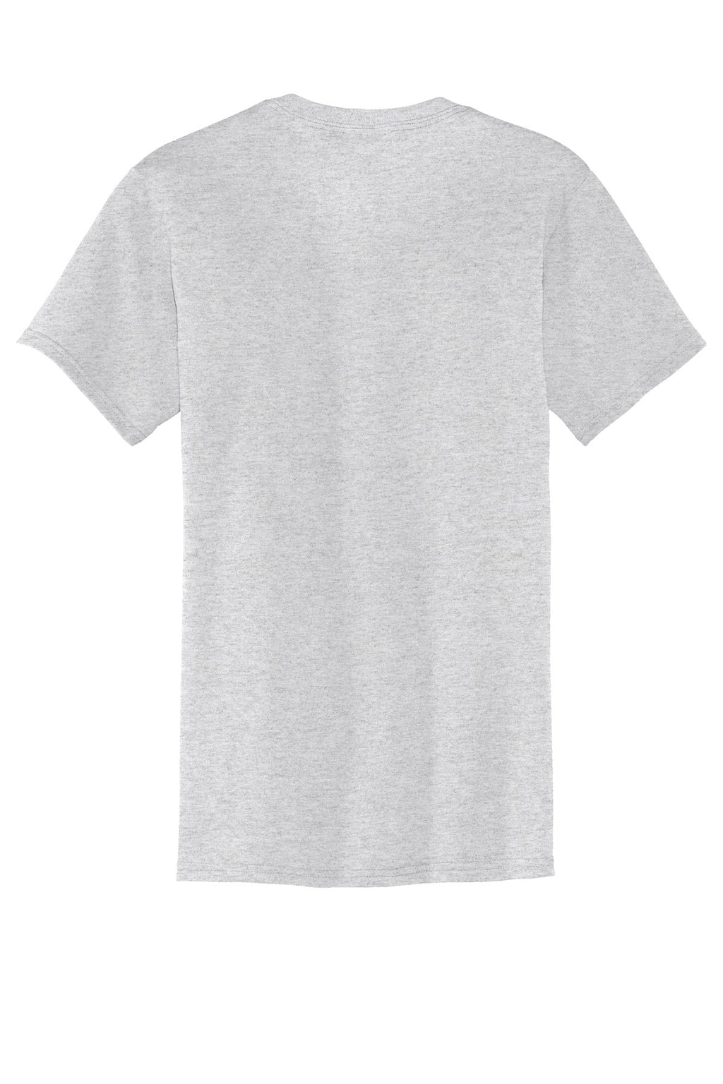 Port & Company Core Blend Pocket Tee – Ash – flat back