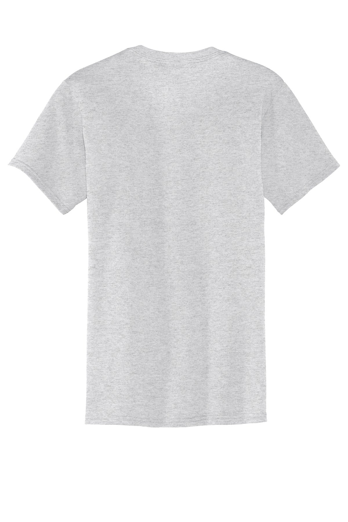 Port & Company Core Blend Pocket Tee – Ash – flat back