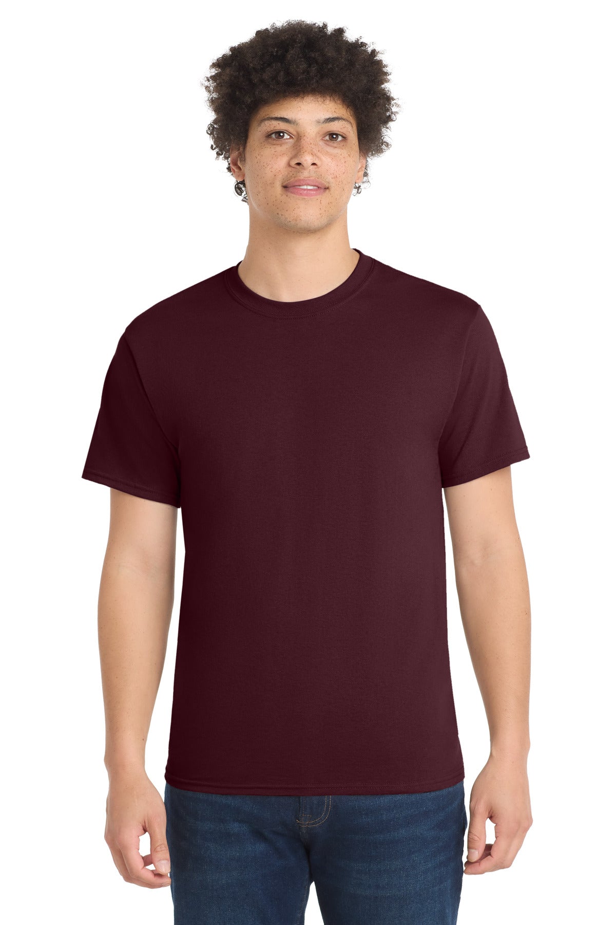 Port & Company Core Blend Tee – Athletic Maroon