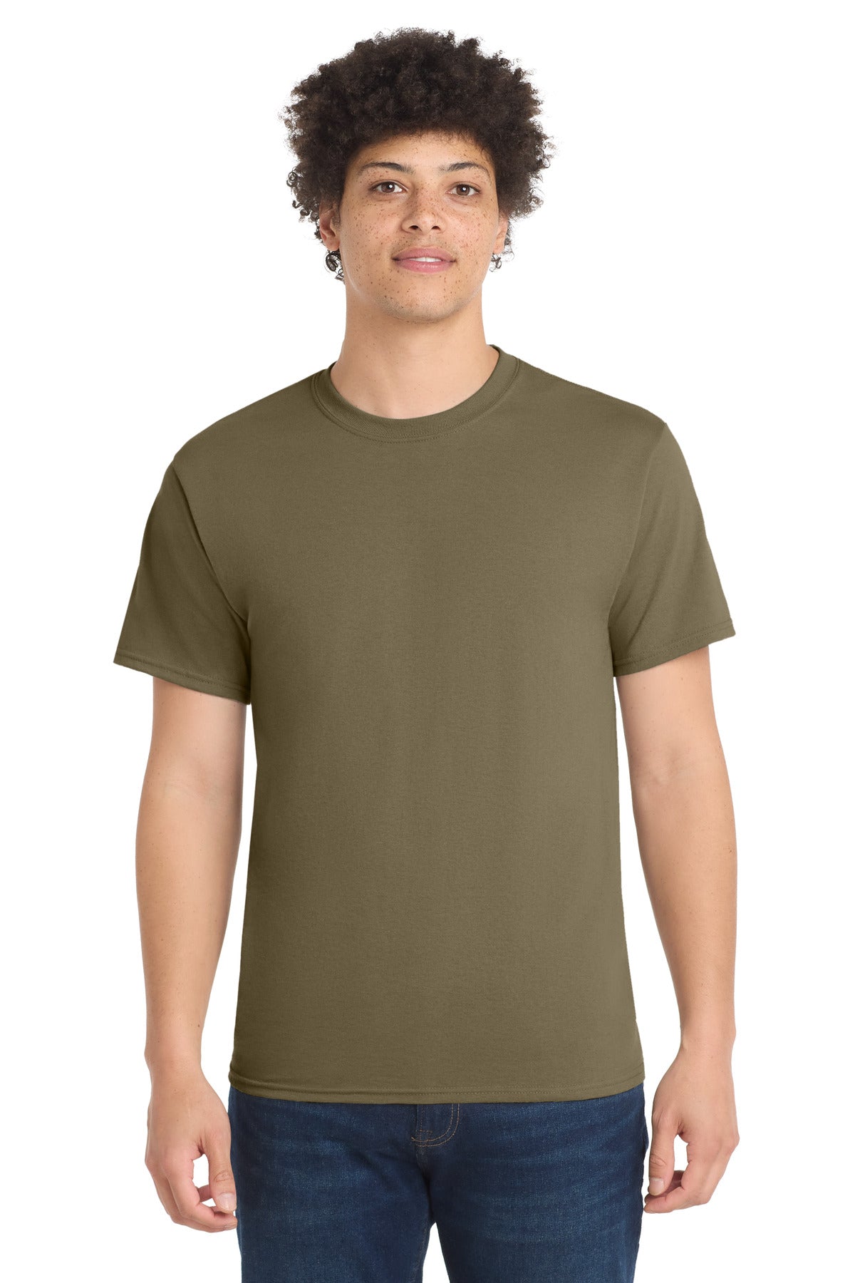 Port & Company Core Blend Tee – Coyote Brown