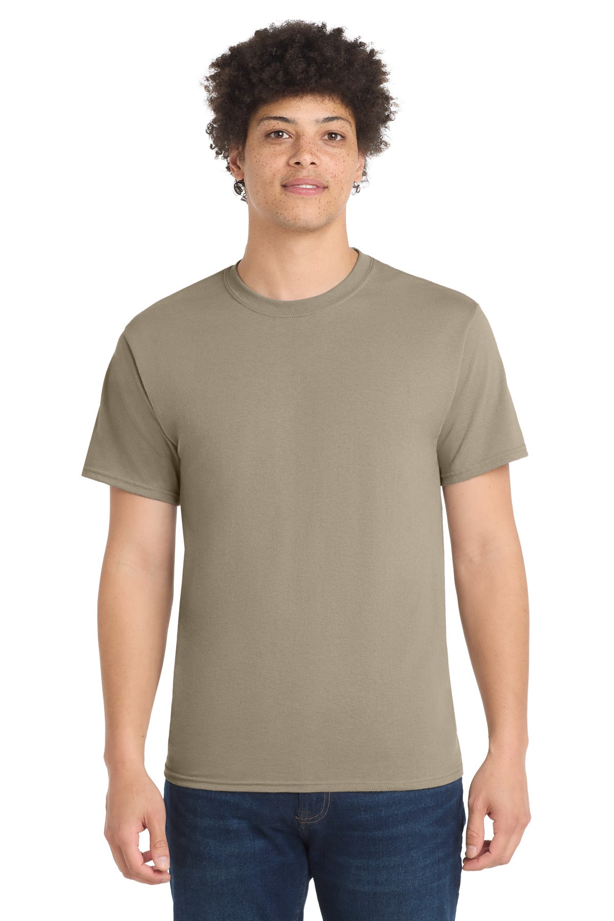 Port & Company Core Blend Tee – Desert Sand