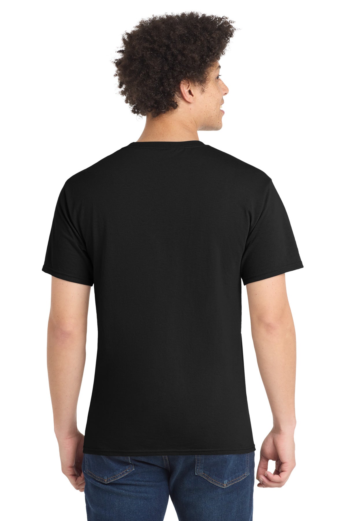 Port & Company Core Blend Tee – Jet Black – back