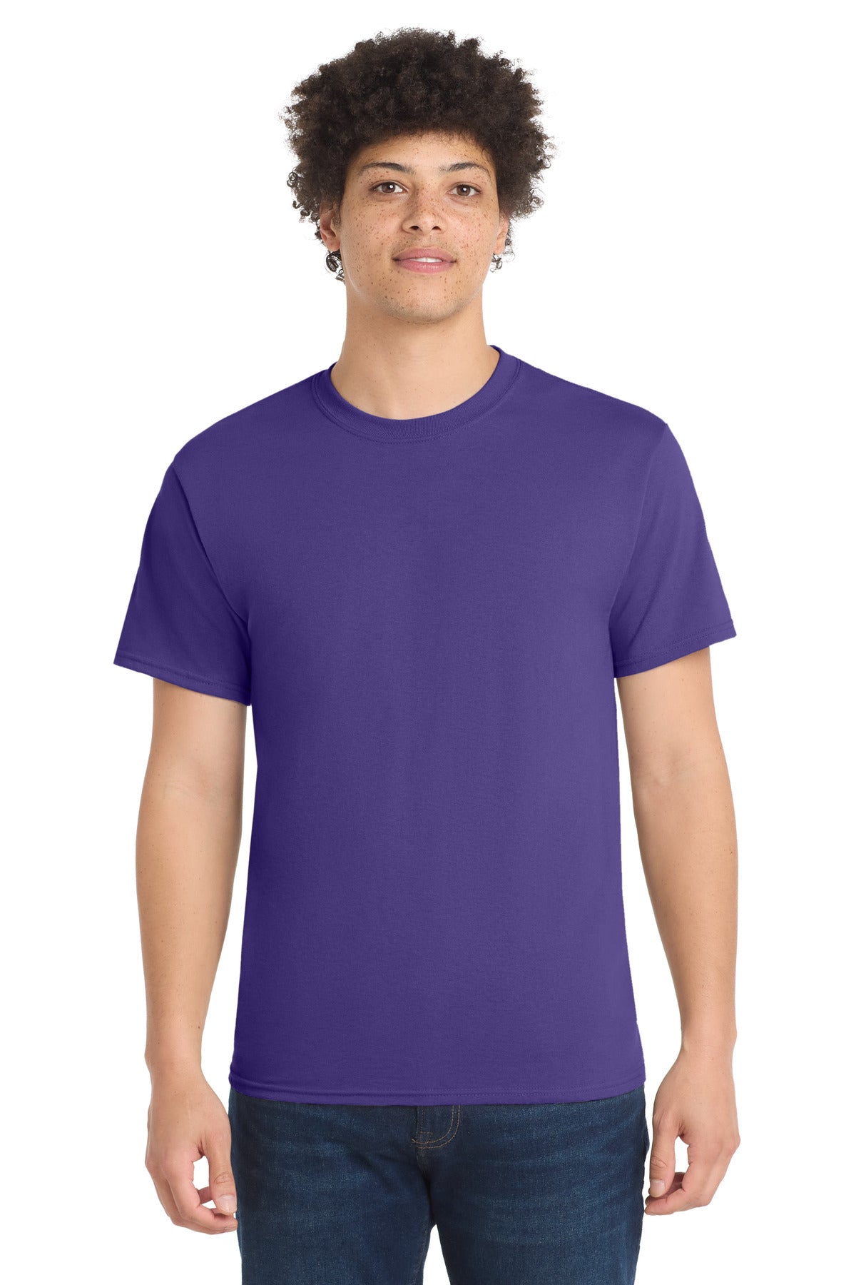 Port & Company Core Blend Tee – Purple