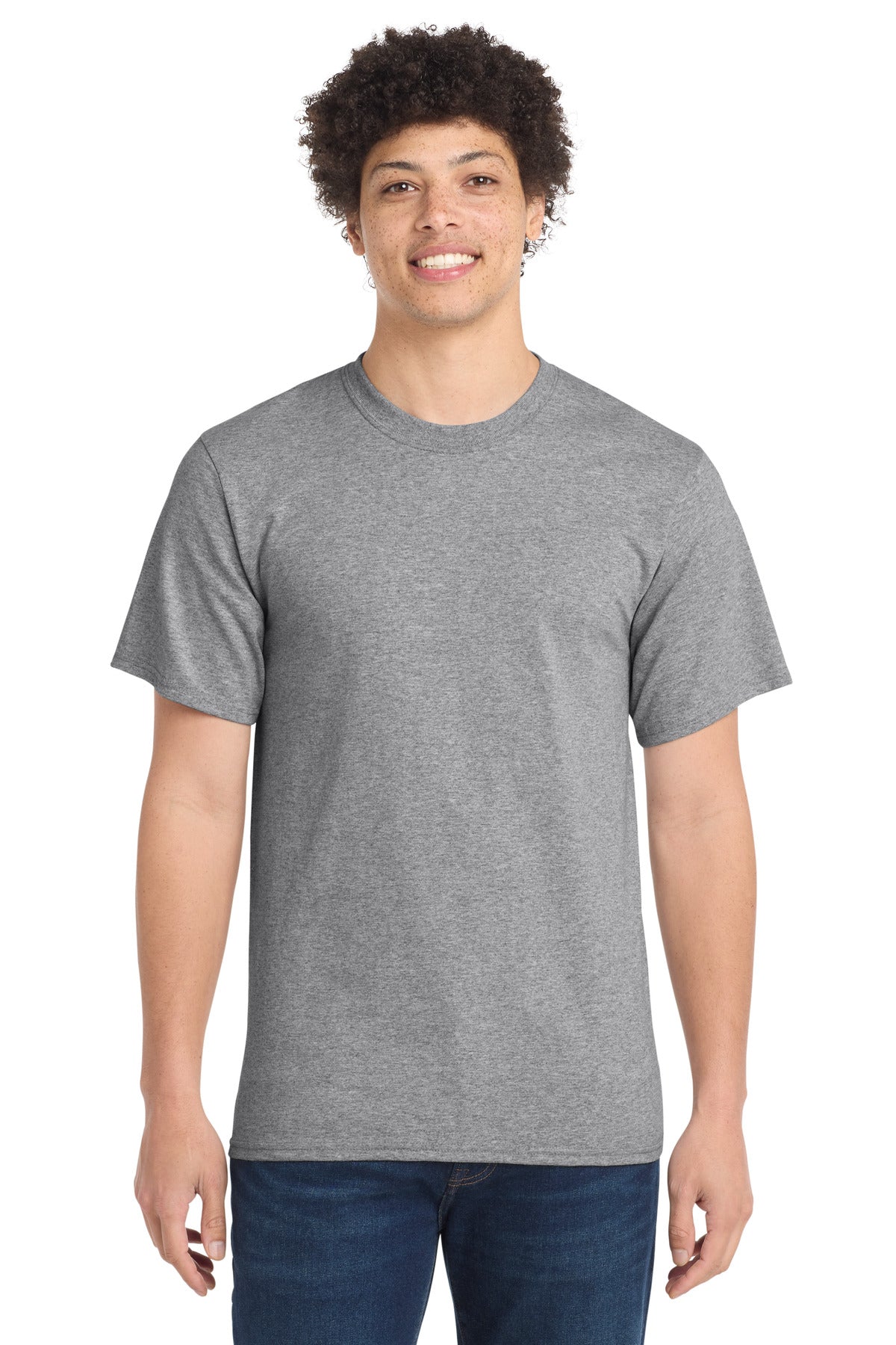 Port & Company Essential Tee – Athletic Heather