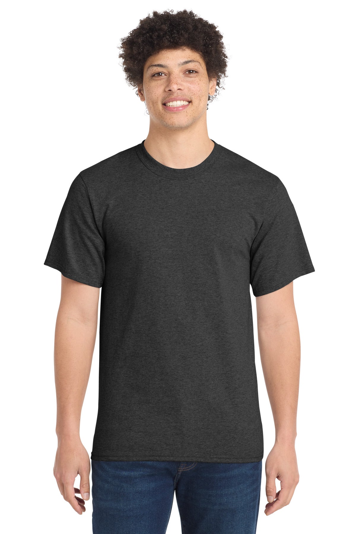 Port & Company Essential Tee – Dark Heather Grey