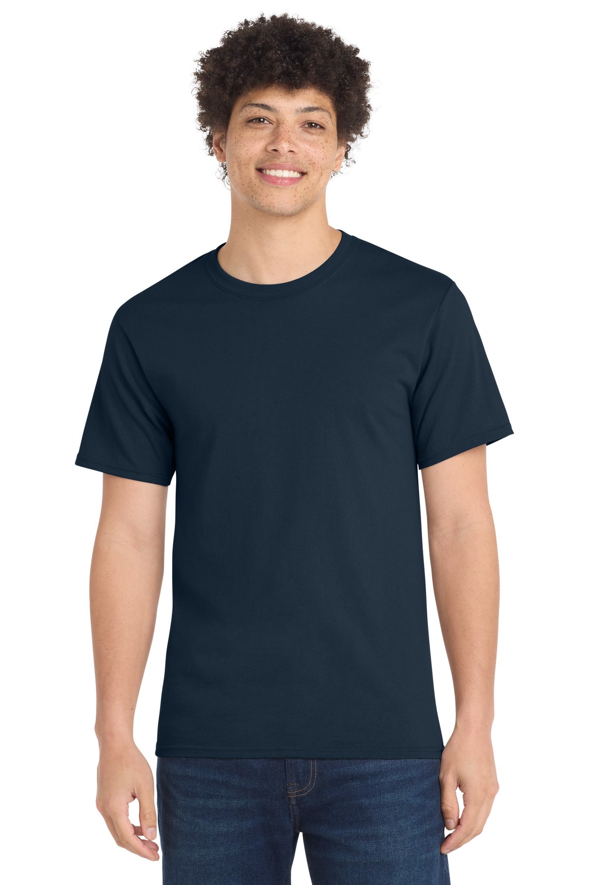 Port & Company Essential Tee – Deep Navy