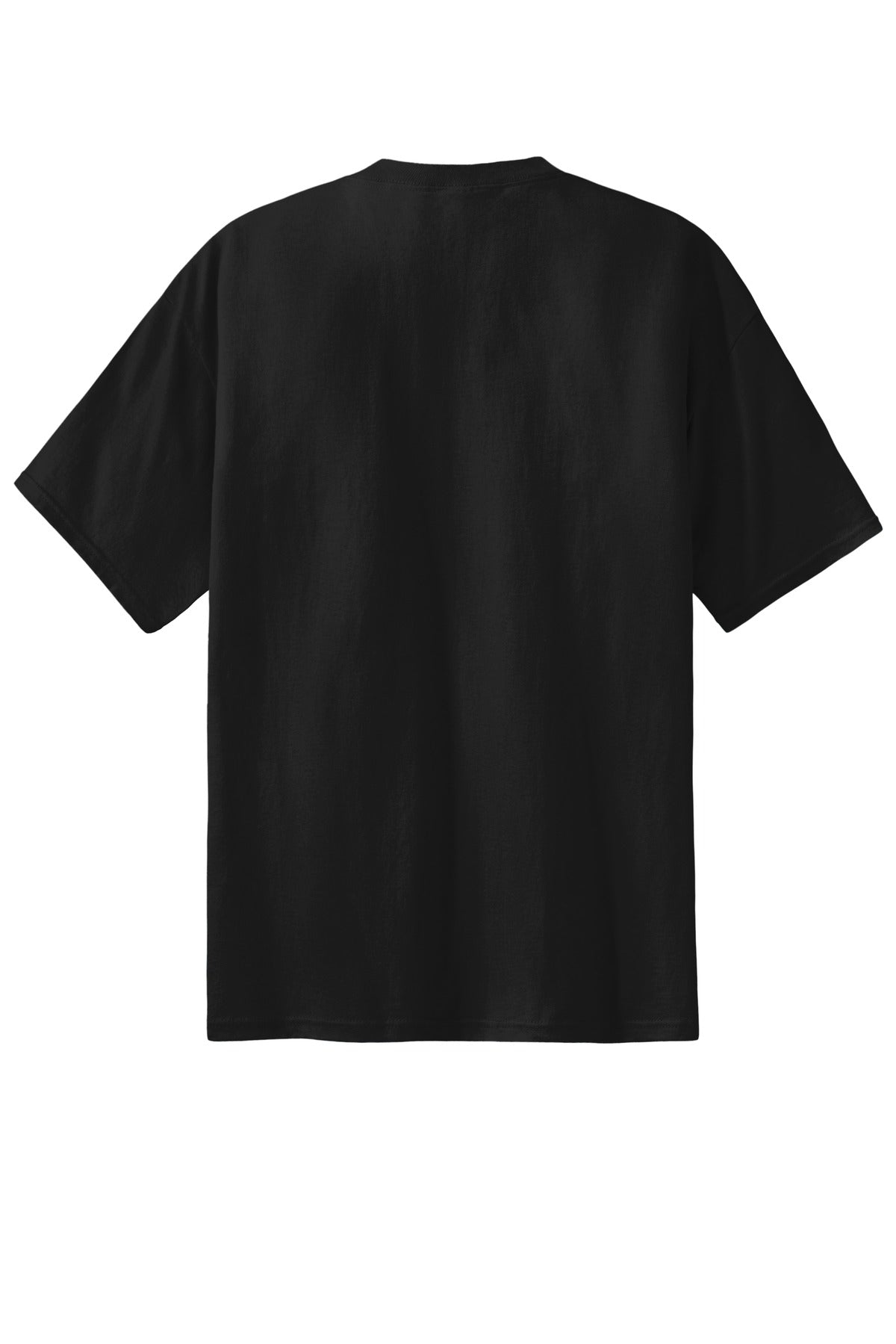 Port & Company Essential Tee – Jet Black – flat back
