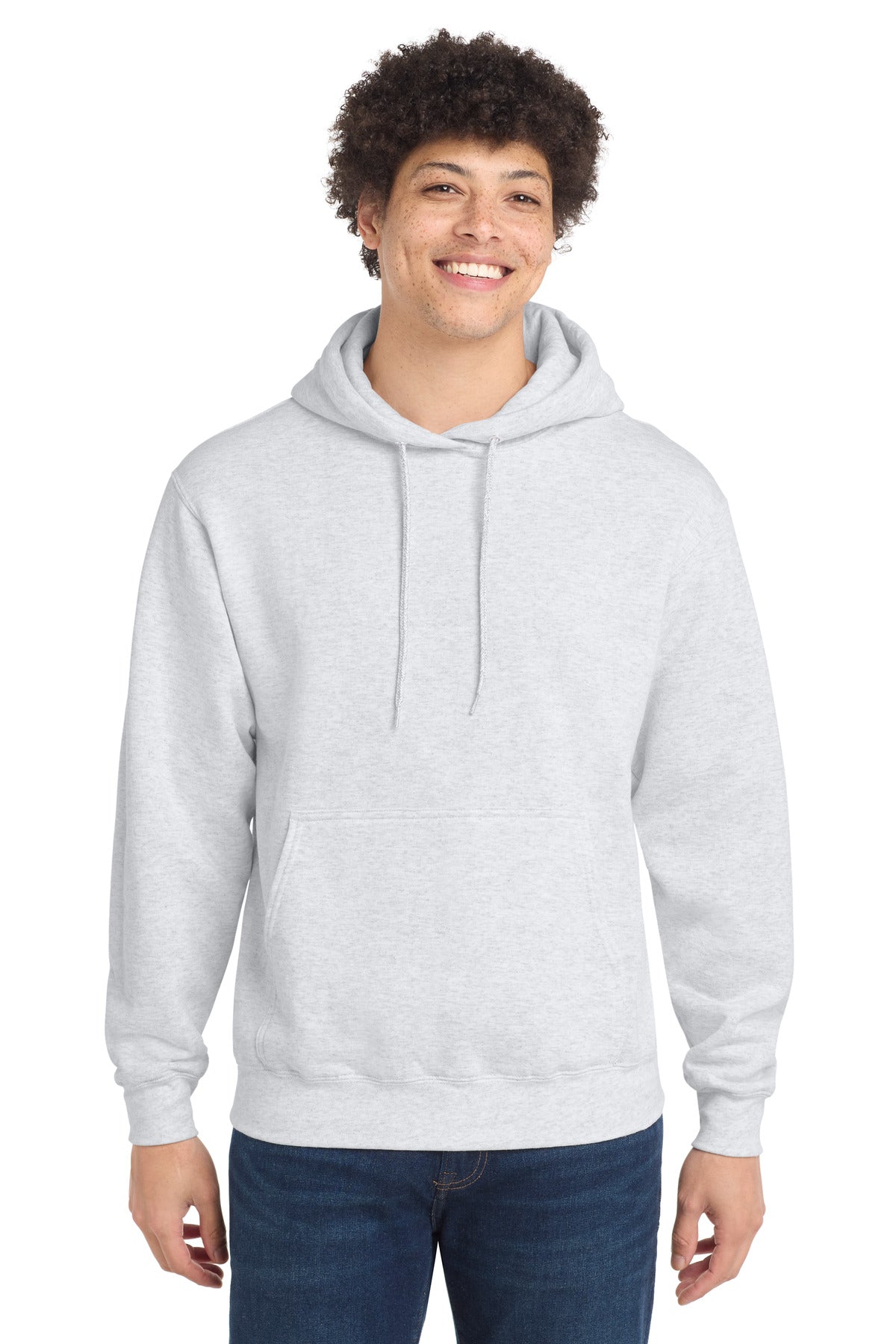 Port & Company Core Fleece Pullover Hooded Sweatshirt – Ash