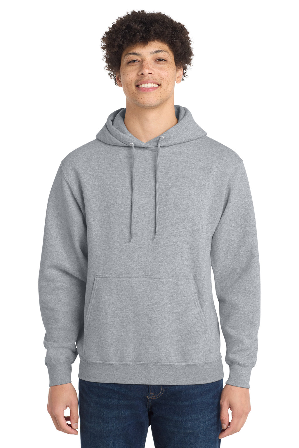 Port & Company Core Fleece Pullover Hooded Sweatshirt – Athletic Heather