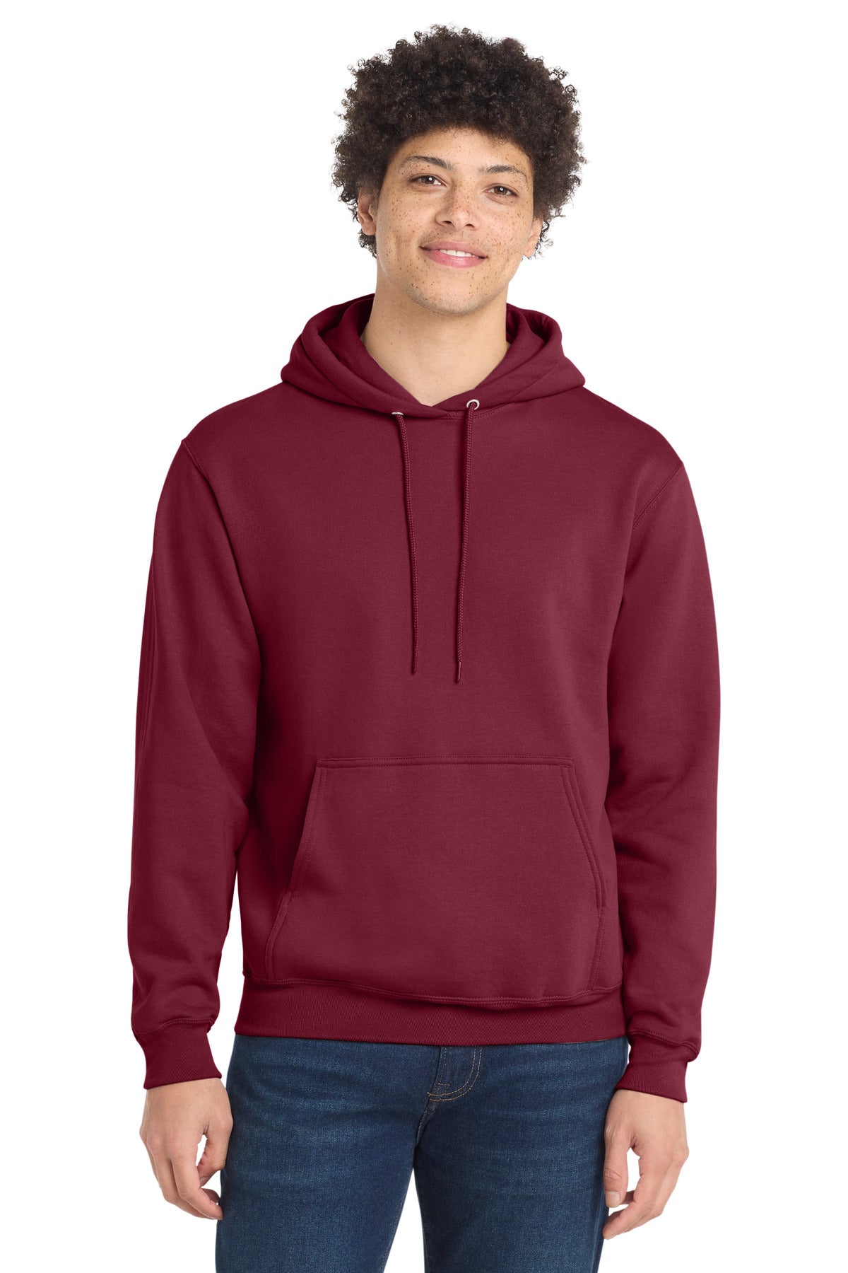Port & Company Core Fleece Pullover Hooded Sweatshirt – Cardinal