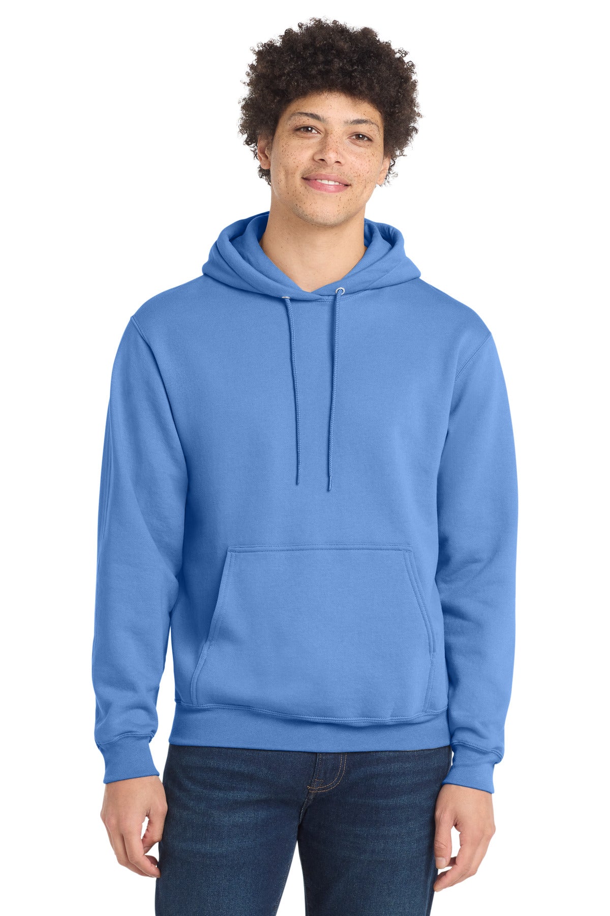 Port & Company Core Fleece Pullover Hooded Sweatshirt – Carolina Blue