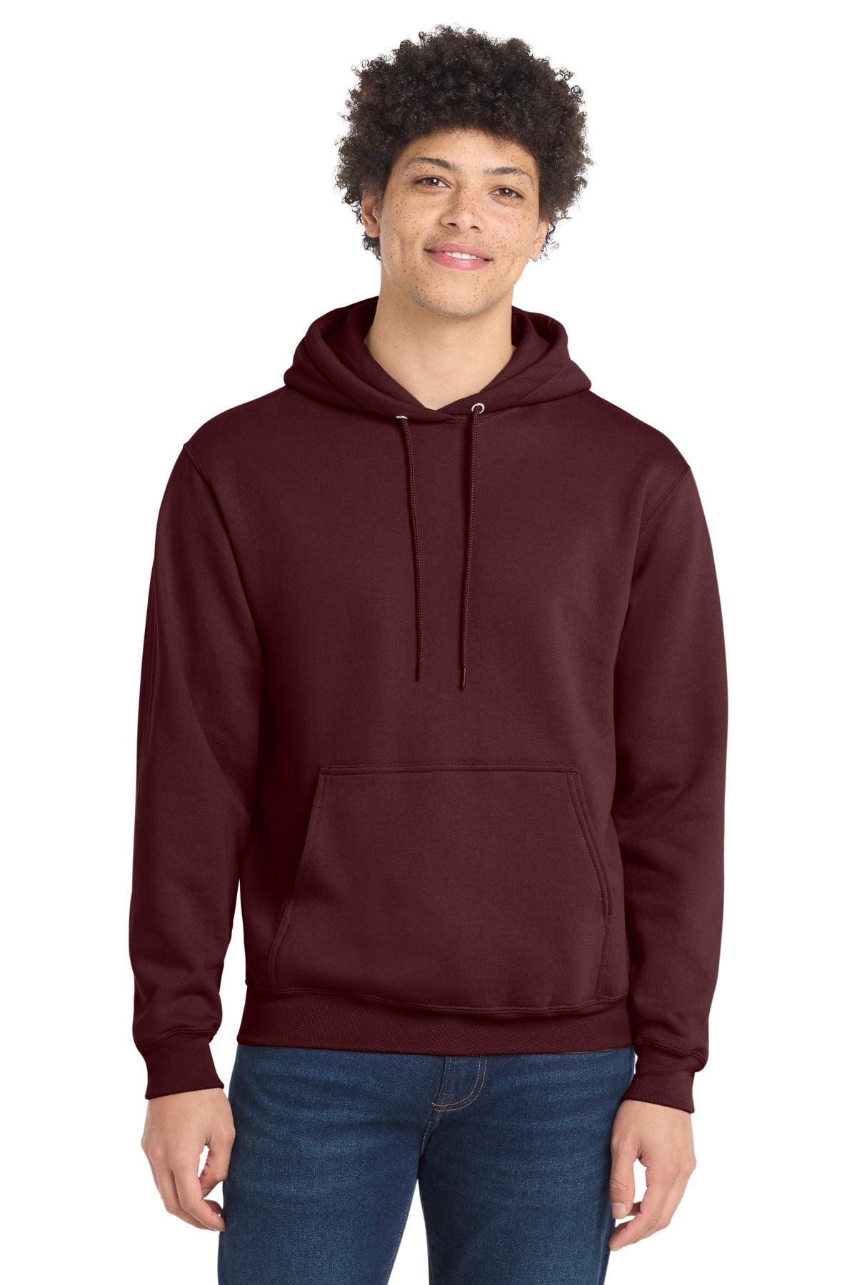 Port & Company Core Fleece Pullover Hooded Sweatshirt – Maroon