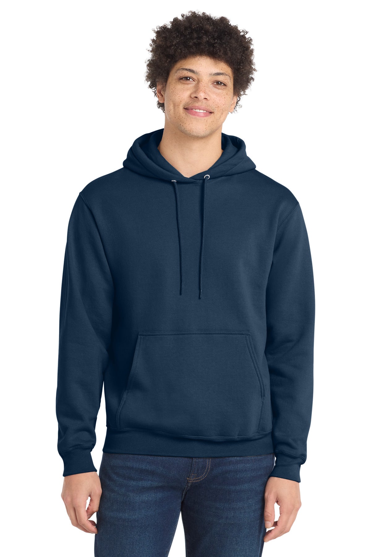 Port & Company Core Fleece Pullover Hooded Sweatshirt – Navy