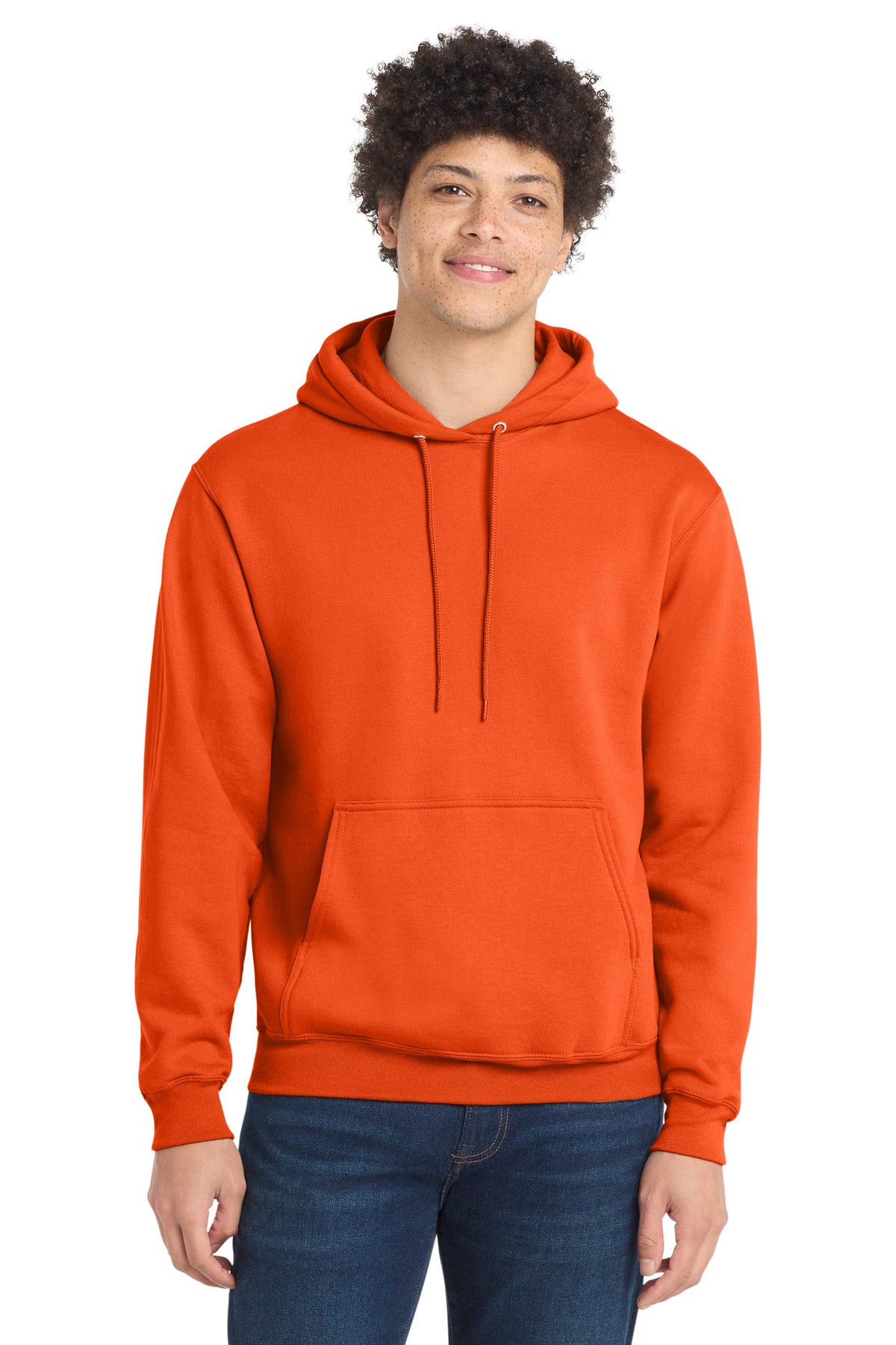 Port & Company Core Fleece Pullover Hooded Sweatshirt – Orange