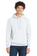 Port & Company Core Fleece Pullover Hooded Sweatshirt – White