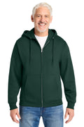 Port & Company Core Fleece Full-Zip Hooded Sweatshirt – Dark Green
