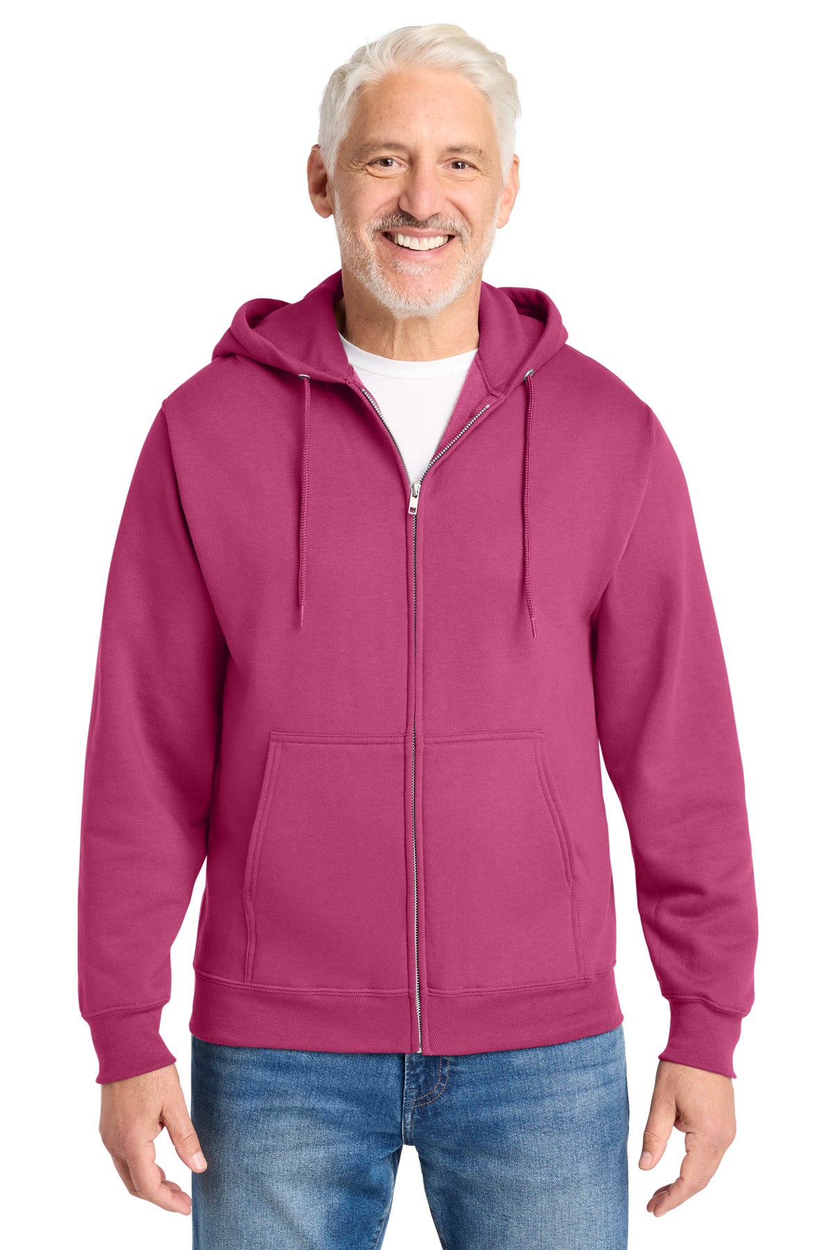 Port & Company Core Fleece Full-Zip Hooded Sweatshirt – Sangria