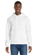 Port & Company Fan Favorite Fleece Pullover Hooded Sweatshirt – White – front