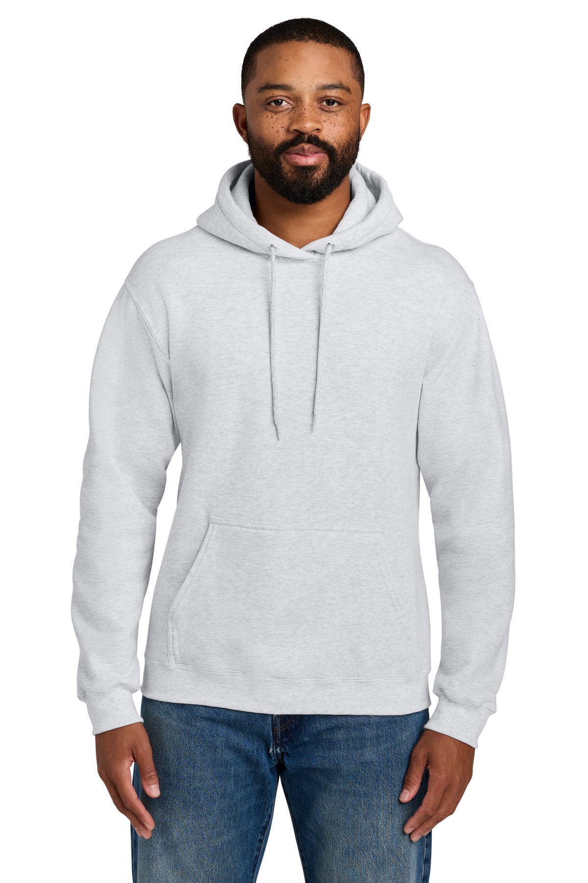 Port & Company Essential Fleece Pullover Hooded Sweatshirt – Ash