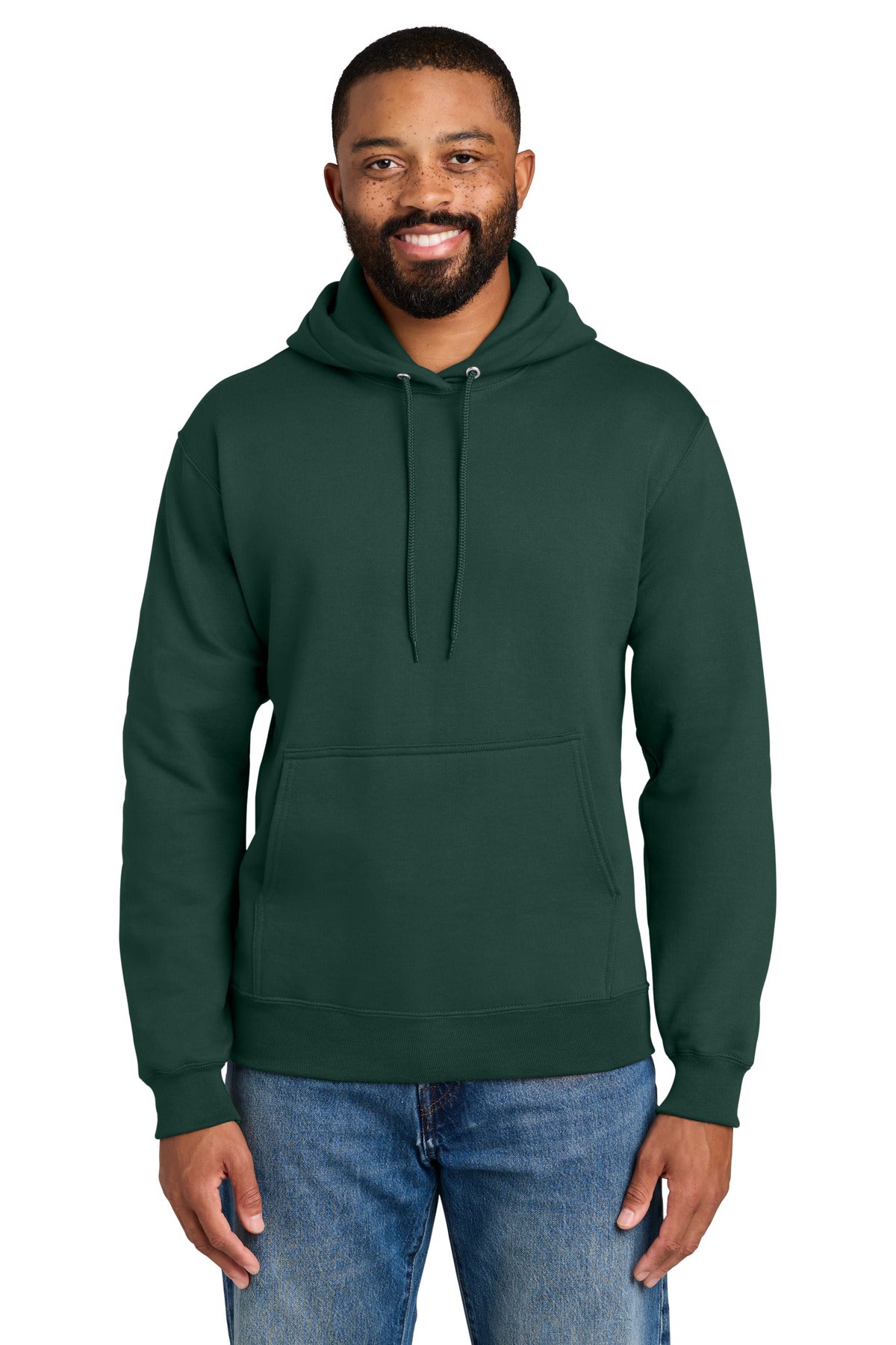 Port & Company Essential Fleece Pullover Hooded Sweatshirt – Dark Green