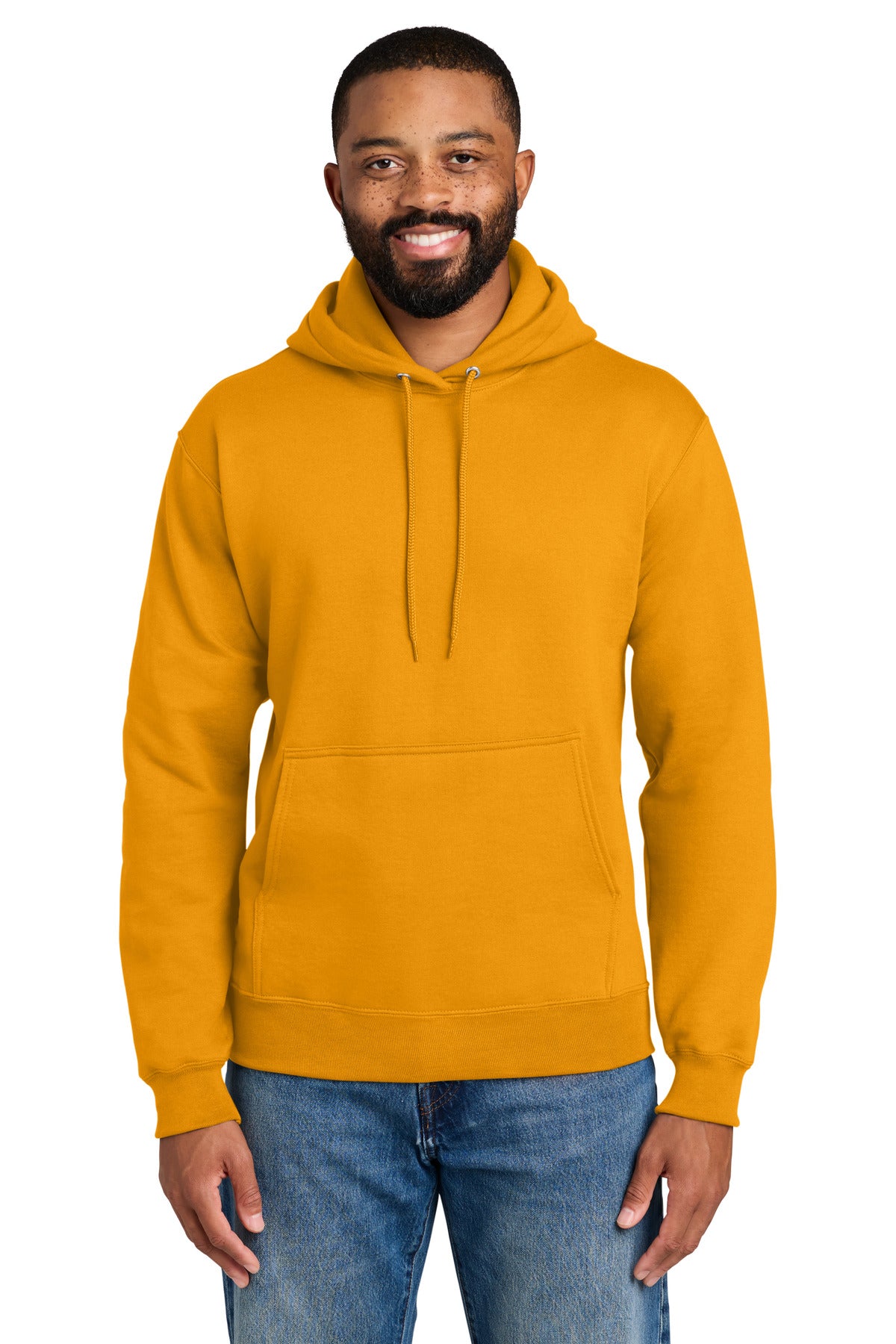 Port & Company Essential Fleece Pullover Hooded Sweatshirt – Gold