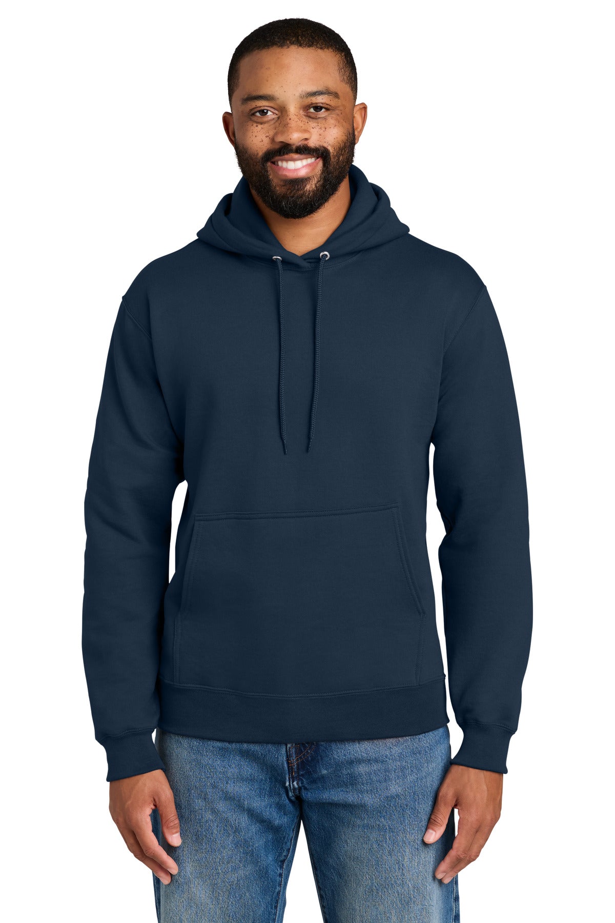 Port & Company Essential Fleece Pullover Hooded Sweatshirt – Navy